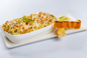Macaroni & Chicken Bake