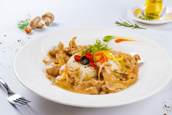 Stogonoff Di Pollo Con Riso