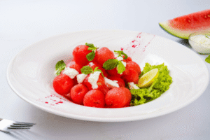 Water Melon Feta and Mint